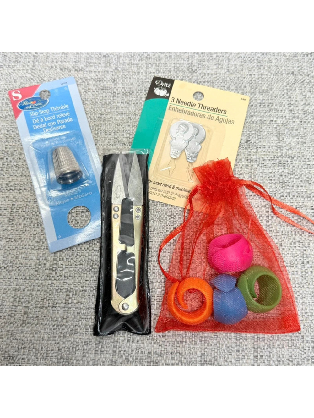 Sewing Notions Tool Thimble Thread Snips Needle Threaders Thread Holders